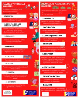 Decálogo de consejos proporcionado por el Colegio Oficial de Psicólogos de Murcia