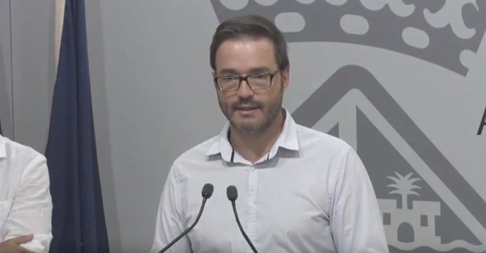 El alcalde de Palma, José Hila, en rueda de prensa. Archivo.