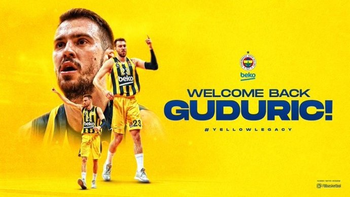 El jugador de baloncesto Marko Guduric regresa al Fenerbahe Beko Istanbul tras su paso por la NBA