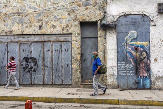 Una calle de Caracas