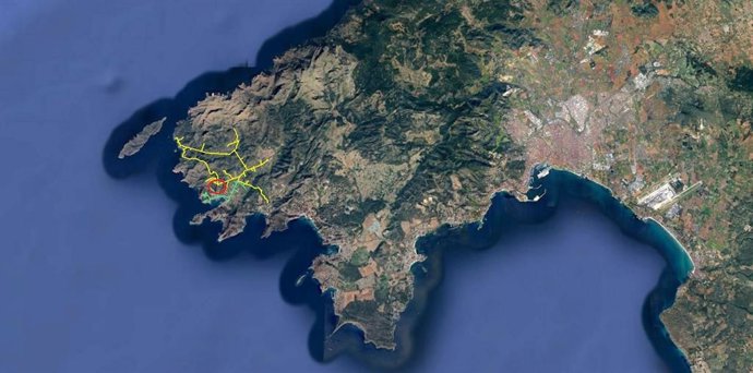 Nueva interconexión para la mejora de la red de distribución eléctrica en Andratx.
