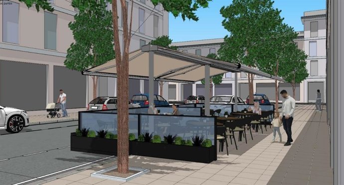 Propuesta de cerramientos en terrazas y veladores