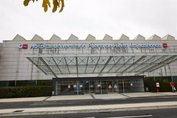 El Hospital Puerta de Hierro, en la zona básica de salud de Valle de la Oliva, en Majadahonda, Madrid (España).