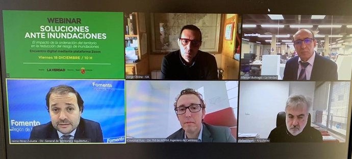 Nota+Foto/ El Plan De Prevención De Las Inundaciones En La Región De Murcia Llega A La Última Fase Del Proceso De Licitación