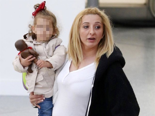 Michu, con su hija Rocío, en una imagen de archivo