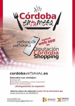 Cartel de 'Córdoba en tu mesa'