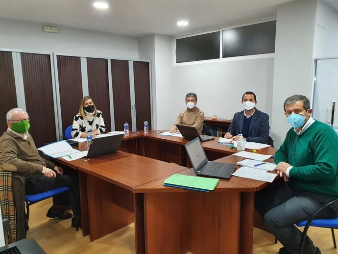 El presidente del IPBS de la Diputación de Córdoba, Francisco Ángel Sánchez, en la junta de la Fundación Cordobesa de Tutela