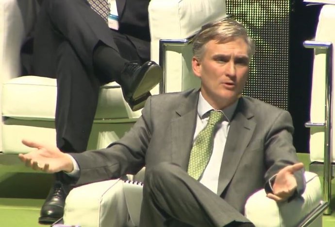 Francisco García Paramés, consejero delegado de Cobas AM, en la cuarta conferencia anual de inversores el 17 de febrero de 2020