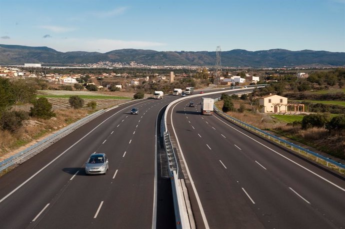 Una de la autopistas de Abertis en España.