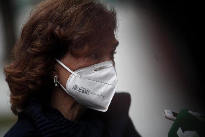 La vicepresidenta primera y ministra de la Presidencia, Relaciones con las Cortes y Memoria Democrática, Carmen Calvo