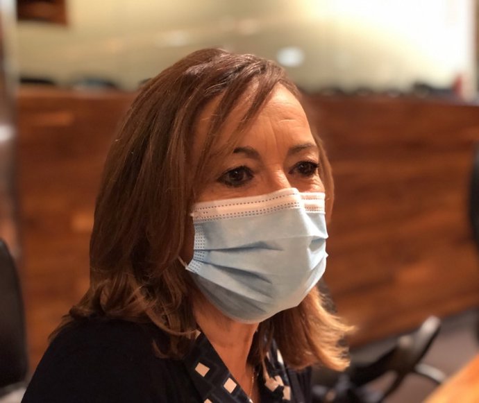 La portavoz de Izquierda Unida en la Junta General del Principado de Asturias, Ángela Vallina.