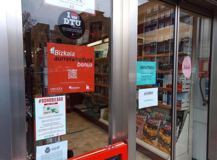 Librería adherida al Bonocultura del Ayuntamiento de Bilbao