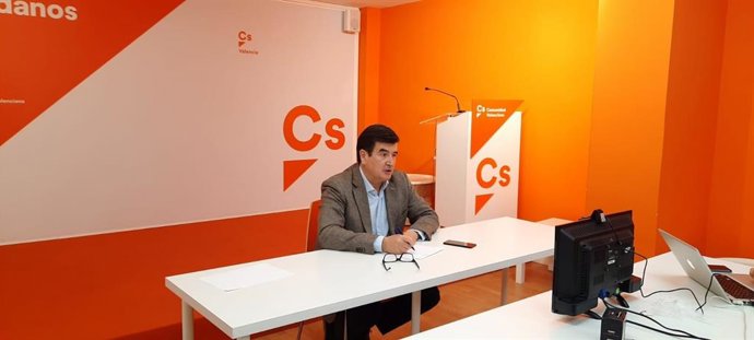 El portavoz de CS en el Ayuntamiento de Valncia, Fernando Giner.