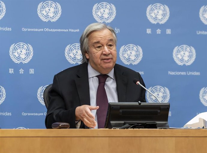 António Guterres, secretario general de la ONU