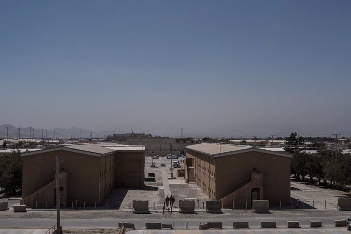 Imagen de archivo de la base aérea estadounidense de Bagram en Afganistán.