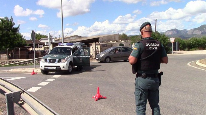 Dispositivo de la Guardia Civil.