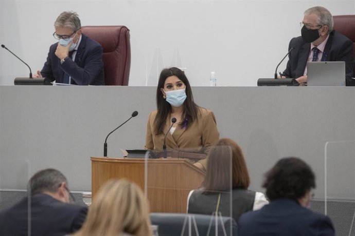 La viceportavoz del PP en el parlamento regional, Miriam Guardiola