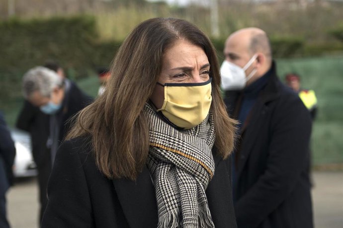 La consellera de Presidencia y portavoz de la Generalitat, Meritxell Budó, a 14 de diciembre de 2020.