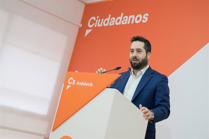 El portavoz adjunto de Ciudadanos en el Parlamento de Andalucía, Fran Carrillo,