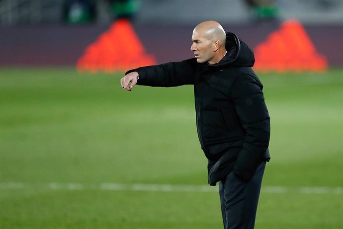 El entrenador del Real Madrid, Zinédine Zidane