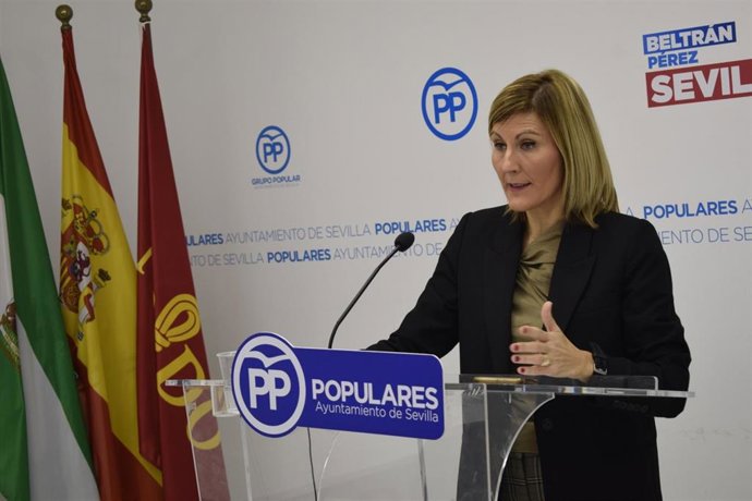 La concejal del PP en el Ayuntamiento de Sevilla Ana Jáuregui, en foto de archivo