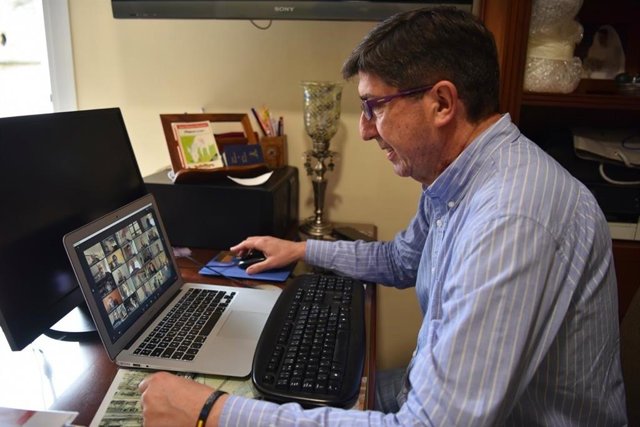 El vicepresidente de la Junta de Andalucía, Juan Marín