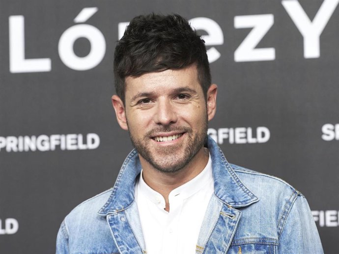 Singer Pablo Lopez presents the new Springfield campaign   on April 25, 2018 in Madrid, Spain.