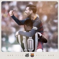 Messi iguala a Pelé como máximo goleador de un mismo club