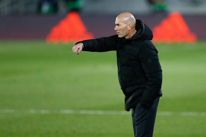 L'entrenador del Reial Madrid, Zinédine Zidane