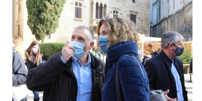 La candidata del PDeCAT a la Presidencia de la Generalitat, ngels Chacón.