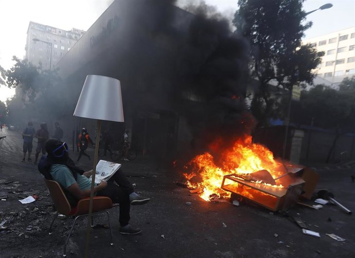 Protestas contra el gobierno para exigir la renuncia del presidente chileno, Sebastián Piñera