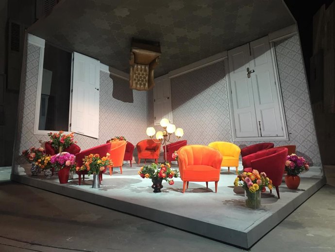 Imagen de archivo de un escenario en el Teatro de la Maestranza.