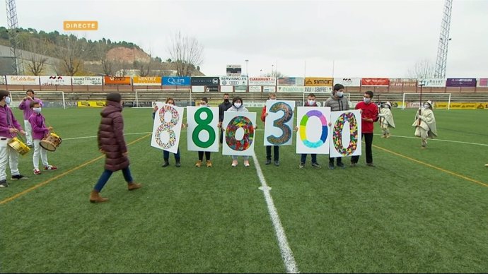 La Marató de TV3 y Catalunya Rdio recauda 880.300 euros hasta las 13.30 horas.