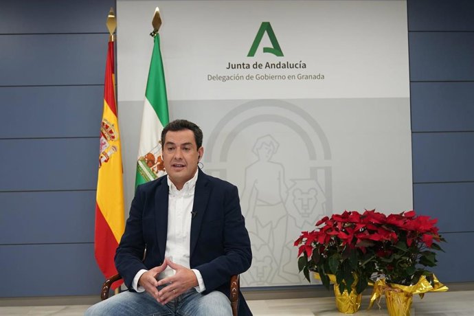 El presidente de la Junta de Andalucía, Juanma Moreno.