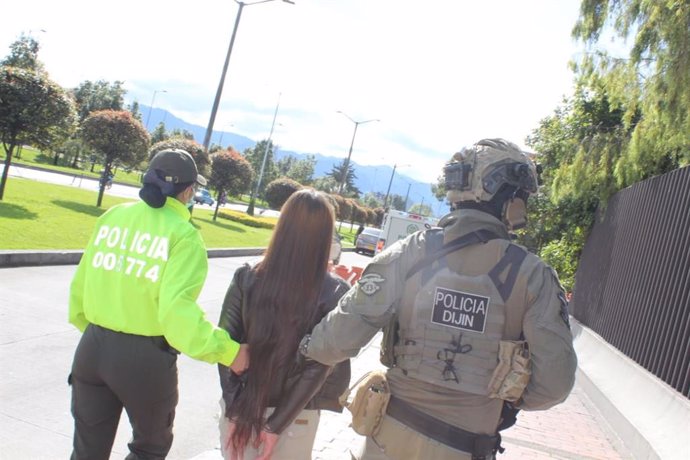 Policía en Bogotá, Colombia