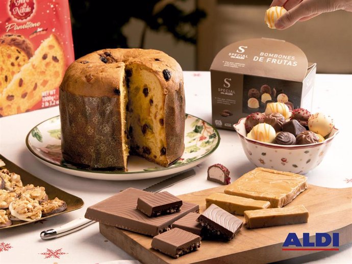 Panettone, dulces y turrones de Aldi