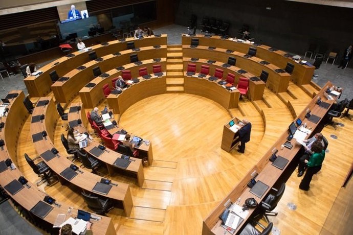 Hemiciclo del Parlamento foral.