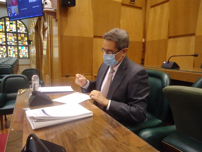 El portavoz del grupo municipal de Vox en el Ayuntamiento de Zaragoza, Julio Calvo