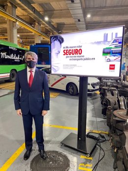 El consejero de Transportes, Ángel Garrido.