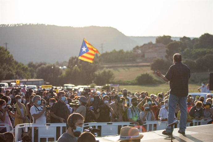 Comparecencia de los presos del 1-O tras la suspensión del tercer grado