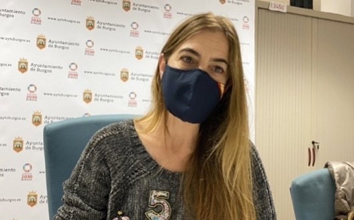 Carolina Álvarez en la rueda de prensa.