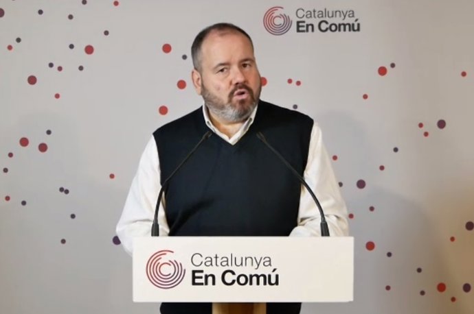 El diputado en el Congreso y dirigente de En Comú Podem, Joan Mena