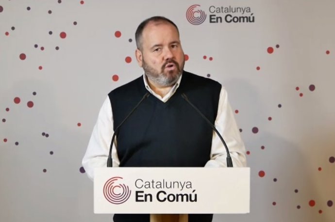 El diputat al Congrés i dirigent d'En Comú Podem, Joan Mena