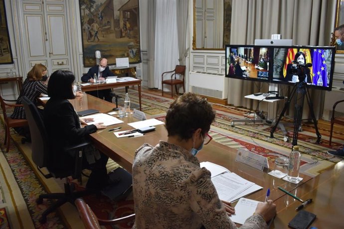 Carolina Darias y Ximo Puig presiden por videoconferencia la Comisión Mixta de Transferencias Administración del Estado-Generalitat Valenciana