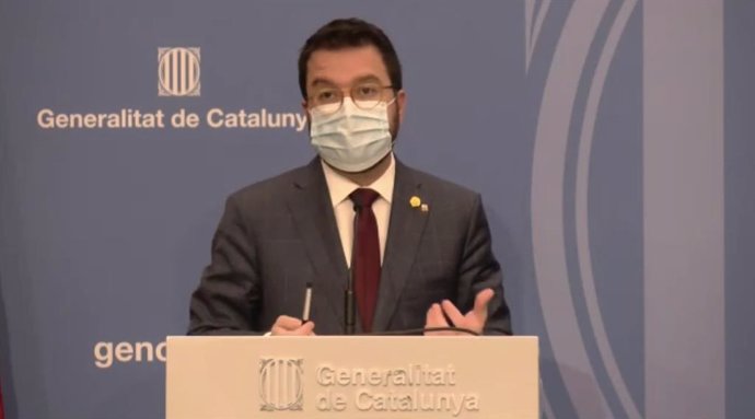 El vicepresident de la Generalitat, Pere Aragons.