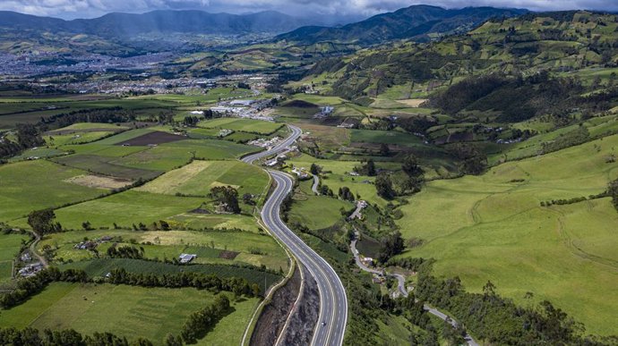Una de las autopistas de Sacyr en Colombia