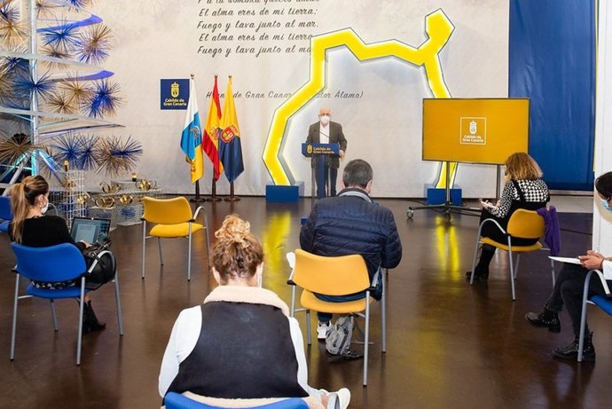 El presidente del Cabildo de Gran Canaria, Antonio Morales