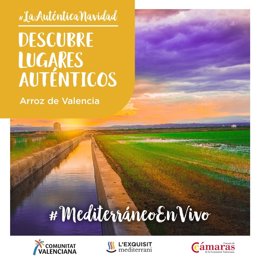 Una imagen de la campaña 'La auténtica Navidad' para promocionar el truismo y fomentar el consumo en la Comunitat Valenciana