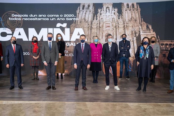 O presidente da Xunta participa no acto de presentación do vídeo da campaña turística de Galicia 2021