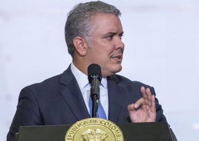 El presidente de Colombia, Iván Duque.